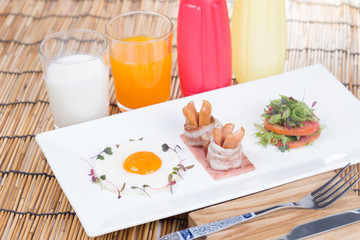 breakfast and drink