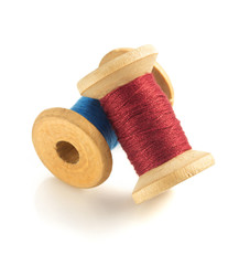 spool of thread on white