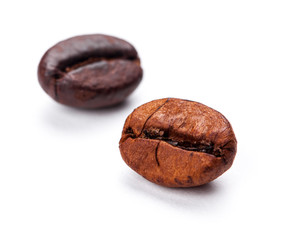 Coffee bean isolated on white background