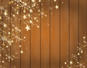 Christmas background with stars