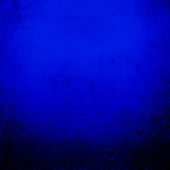 Grunge blue wall background or texture