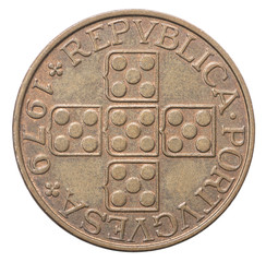 old Portuguese escudo coin