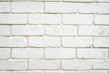 White brick wall texture