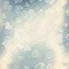 watercolor heart pattern on paper texture