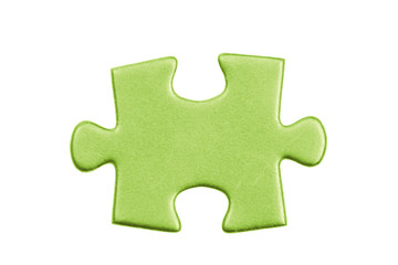 Fototapeta premium puzzle pieces on white background