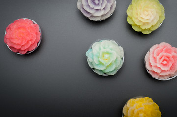 Asian sweet cake, Phakakrong is modern dessert of Thailand.