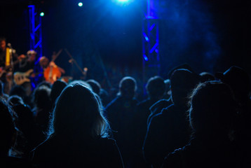 Publikum eines Konzertes