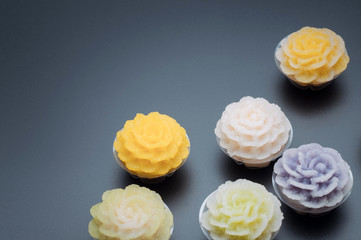 Asian sweet cake, Phakakrong is modern dessert of Thailand.