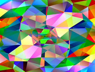 Abstract polygonal background