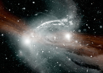 galaxy in a free space
