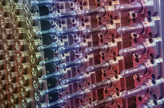 Industrial equipment of PET preforms