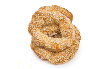bagels with sesame seeds 