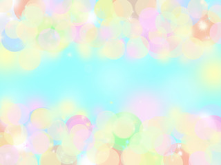 Gentle background. Multi-colored highlights.