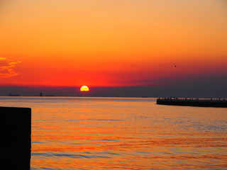 Obraz premium Sunset of Tokyo Bay