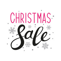 Christmas sale lettering for Your design