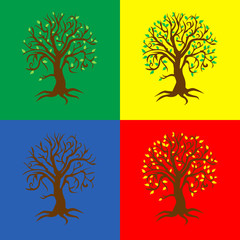 albero quattro stagioni