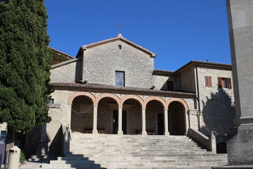 View of Sant Quirino Church (San Marino Republic) 