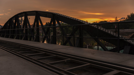 River Kwai Bridge, Kanjanaburi World War 2 historical bridge