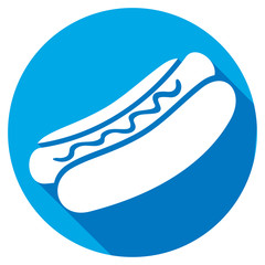 hot dog flat icon