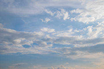 blue sky with cloud