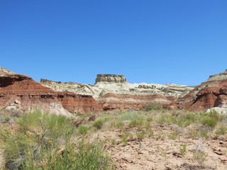 toadstool rock formation,  Grand Staircase Escalante National Monument
