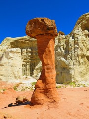 toadstool rock formation,  Grand Staircase Escalante National Monument
