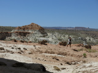 toadstool rock formation,  Grand Staircase Escalante National Monument
