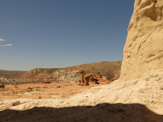 toadstool rock formation,  Grand Staircase Escalante National Monument
