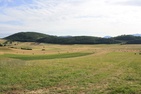 View of the landscape of Umbria, Italy