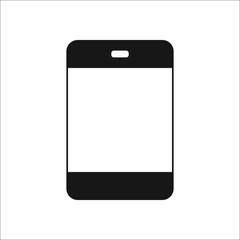 Phone Smartphone symbol silhouette icon on background