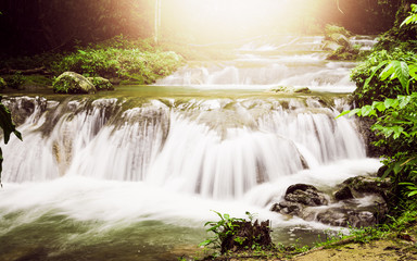 Sa Nang Manora cascade waterfall, Phang Nga, Thailand