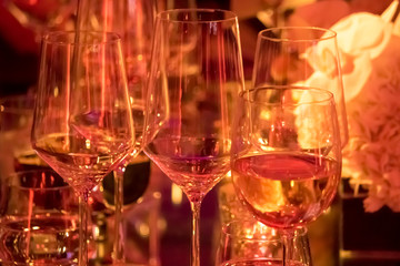 Party Setting with Colorful Bokeh Background