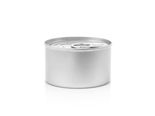 tin can for conserve product isolated on white background