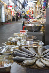 Tongin Wholesale Market in Seoul, South Korea