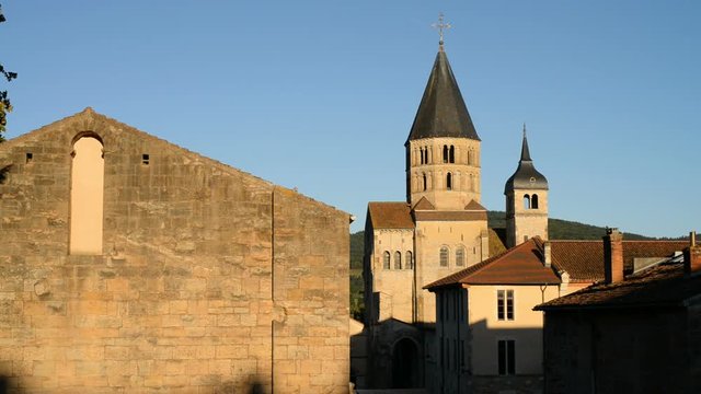 romanesque Cluny church in Burgundy, France Europe 