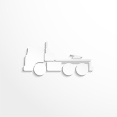 Truck. Vector icon