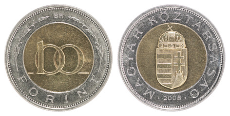 Hungarian 100 coin foint