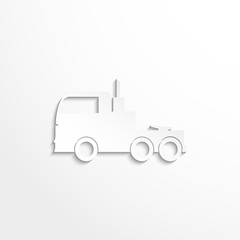 Truck. Vector icon