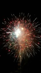 Fototapeta na wymiar Fireworks display