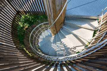 Wendeltreppe auf Aussichtsturm