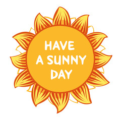 Vintage sun frame, round vector backgroundd