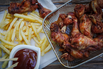 deep fried chicken