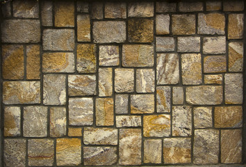 wall of natural stone, travertine, marble, slate, sandstone. bac