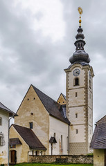 Fototapeta na wymiar Parish church near Strassburg, Austria