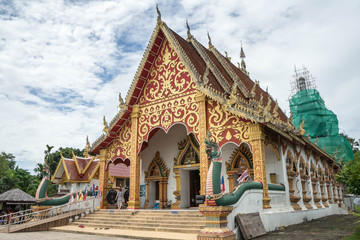 Obraz premium Ancient temple is in North of Thailand. It called 