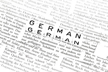 Fototapeta premium German Newspaper
