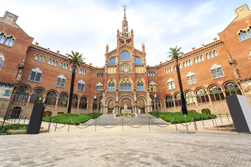 Hospital of the Holy Cross and Saint Paul by A. Gaudi, Barcelona