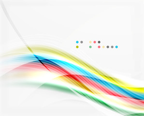 Fototapeta premium Vector shiny wave abstract background