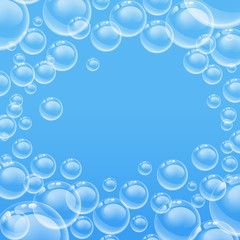 Fototapeta na wymiar transparent bubbles 10eps