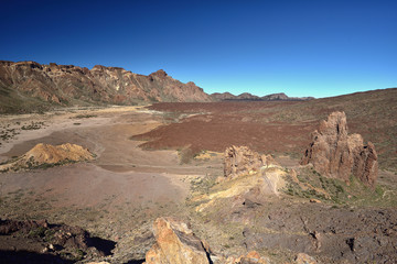 Fototapeta na wymiar Vulkanische Landschaft auf Teneriffa